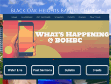 Tablet Screenshot of bohbc.org